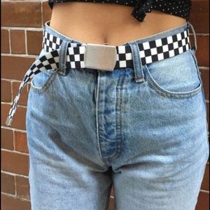 Brandy Melville Checkered Belt